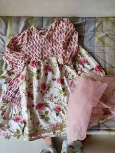 Floral Printed Kurta Set with Dupatta