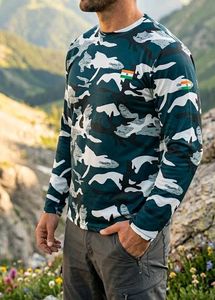 Army Print T-Shirt