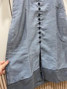 Women’s Grey Kurta With Black Palazzo