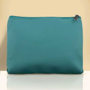 smytten leather pouch turquoise