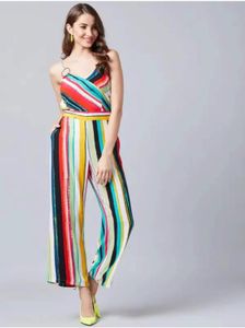 Striped Multicolor Jumpsuit