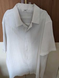 Classic White Short-Sleeve Shirt