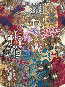 Bohemian Patchwork Print Top