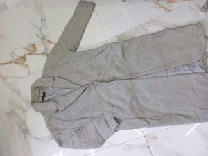 Light Grey Blazer Coat