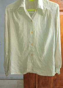 Sheer green shirt