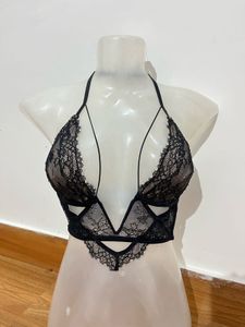 Lace Halter Corset