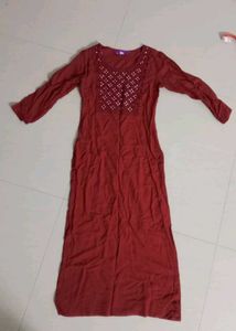 Maroon Ethnic Kurta