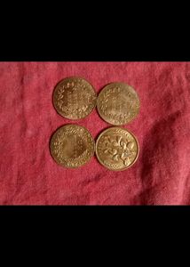 4 Old Coins Of Gods 1818