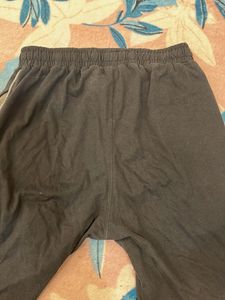 black shorts