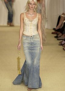 denim mermaid skirt🧜‍♀️