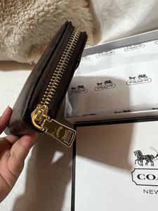 Coach Coffee Brown signature wallet