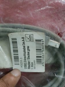 Fujitsu Printer USB Cable Connection 3M K5255.3