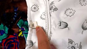 White Floral Print Kurta for girls and working wom