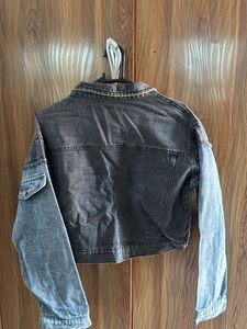 Two-Tone Denim Jacket