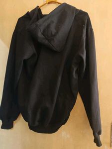 Comfortable Black Zip-Up Hoodie and Pants Set