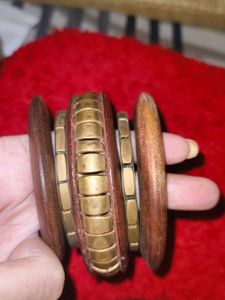 Wooden &amp; Brass Bangles
