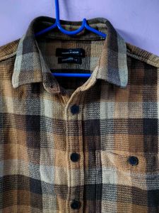 Baggy Flannel Checkered Shirt 🤎