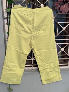 Light Green Cropped Trousers
