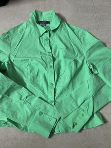 Men's Lime Green Collared Shirt