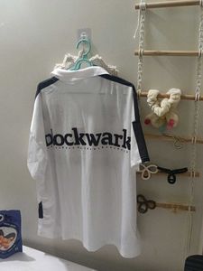 Unisex Blockwork White Graphic T-Shirt