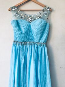 Princess Scoop Neck Floor-Length