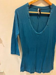Elegant Henley Top