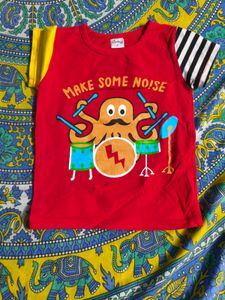 cute kids red t shirt