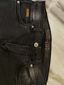Men's Charcoal Grey Jeans