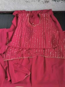 Sequin Kurta Set