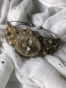 Sparkling Rhinestone Cuff Bracelet