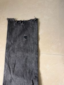 28 waist Distressed Grey Flare Jeans