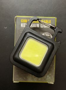 Rechargeable 2 Pcs Mini Keychain LED Flashlight