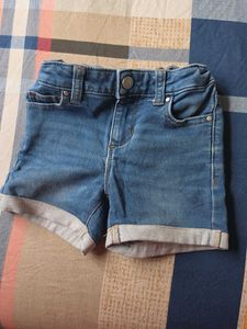 Classic Blue Denim Shorts