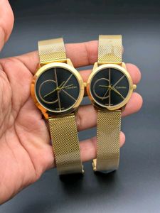 Calvin Klein Gold Mesh Watches