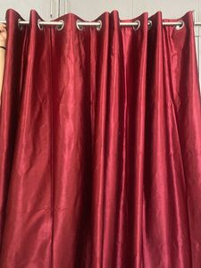 Maroon Curtains (set Of 2)