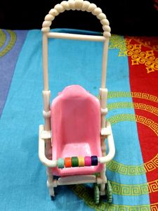 Pink Doll Stroller