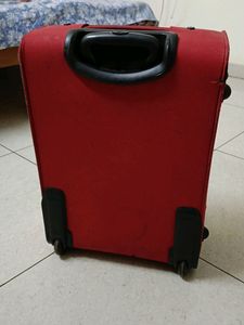 Red Rolling Suitcase, Trolley Bag