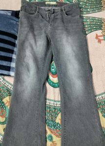 Stylish Grey Denim Jeans