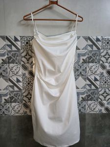 satin bodycon Midi dress