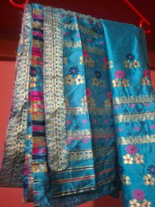 Ethnic Motif Mekhela Chador