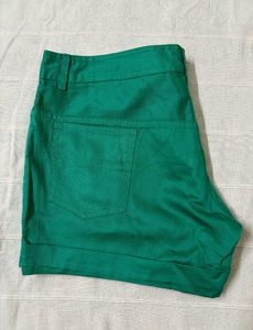 Emerald Green Shorts