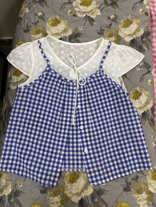 cotton gingham top
