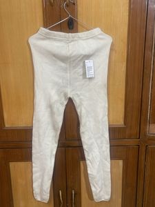 Comfortable White Ethnic Leggings