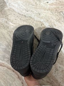Black High-Top Sneakers