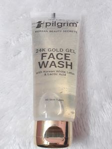 Pilgrim 24k Gold Gel Facewash with Korean White Lo