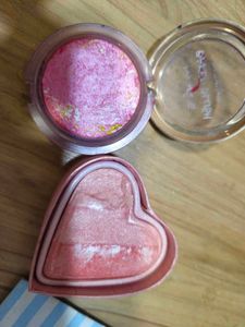 Pink Shimmer Blush Duo combo of 2