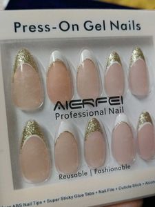 French Tip Press-On Nails Set