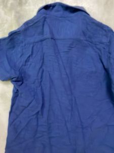 Intune Men's Blue Short Sleeve Shirt
