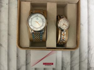 Titan Couple Watch Set