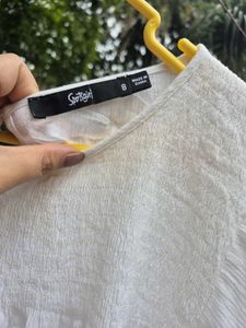 White summer top